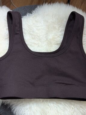 AZUFIT  BROWN ATHLETIC TOP SIZE SMALL